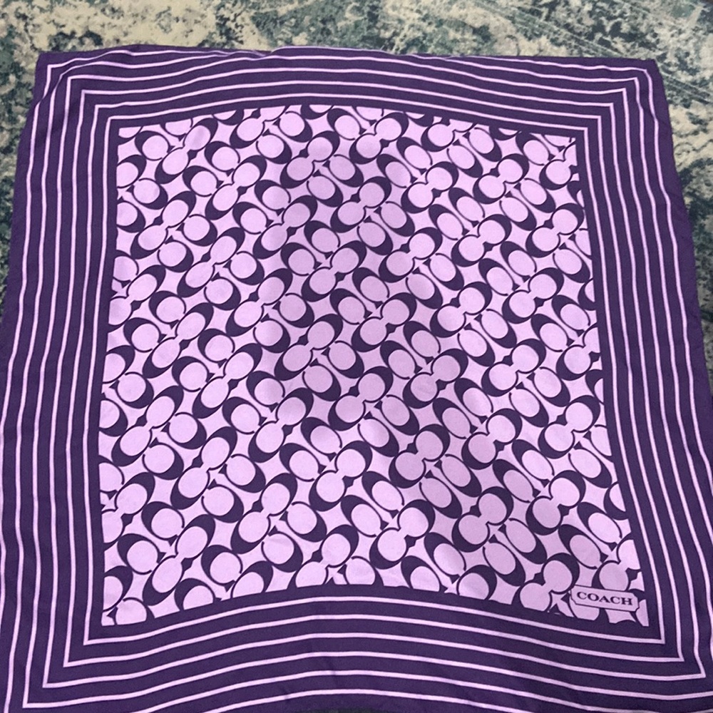 Coach Silk Scarf